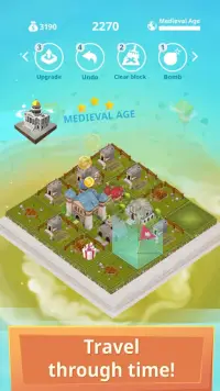 Merge World 2048 - City Build Civilization Games Screen Shot 1