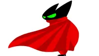 Superhero Mao Ninja Cat Runner Adventure Game Screen Shot 0