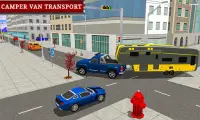 Extreme Off-Road Campervan 3D Truck Simulator 18 Screen Shot 0