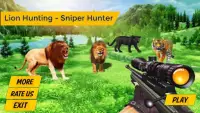 Lion Hunting - Sniper Shooting Screen Shot 0