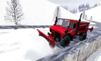 xe tải tuyết thành phố: máy xúc tuyết cày trò chơi Screen Shot 4