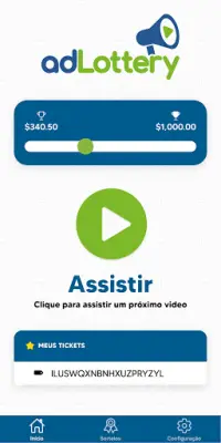 AdLottery - Assista anúncios e ganhe dinheiro. Screen Shot 3