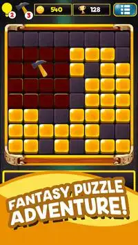 1010 Golden Block Puzzle qubed new 8x8 Screen Shot 3