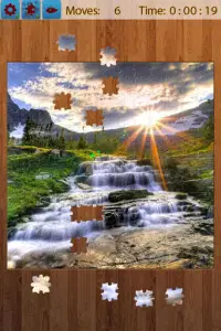 Waterfall Jigsaw Puzzles Screen Shot 1