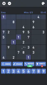 Sudoku365 - Free Brain Logic Puzzle Game Screen Shot 1