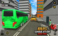 Big City Bus Passenger Transporter: Coach Bus Game Screen Shot 4