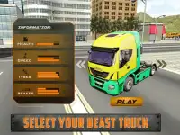3D Truck Sim Free Roam 2016 Screen Shot 8