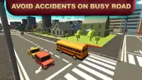 City School Bus Driving 2017: Parking Simulator 3D Screen Shot 1