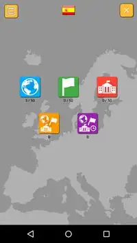 Países Europa Trivial Quiz Screen Shot 0