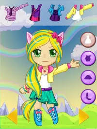 gratis pony dress-up spellen voor meisjes Screen Shot 7