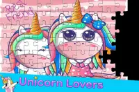 Unicorn Jigsaw Magical Game 🦄 Screen Shot 2