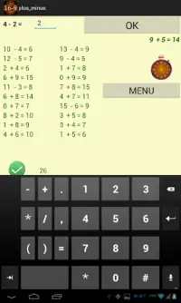 Addition and Subtraction Screen Shot 10