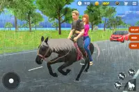 Offroad Horse Taxi Driver Sim Screen Shot 0