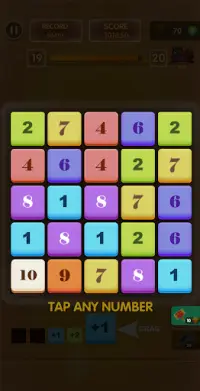 Number Game - Math-3 Game - Merge Block Raising Screen Shot 4