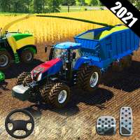 Farmer Tractor Cargo Transporter 3d: Farming Sim