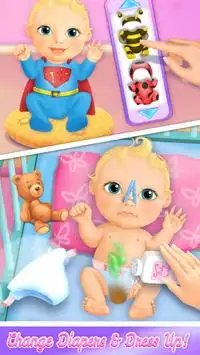 Casa di bambola, dolce bambina - Gioco baby-sitter Screen Shot 5