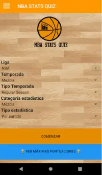NBA Stats Quiz Screen Shot 0