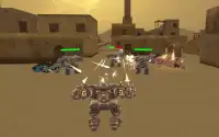 robot perang melawan 2 - futuristik pertempuran Screen Shot 13