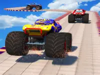 Monster Truck Crash Stunts: Sports Car Derby Race Screen Shot 0