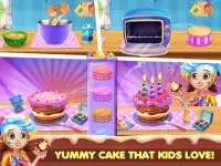 صانع كعكة حقيقية للمرح-لعبة طبخ Screen Shot 0