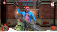 Horror Santa Zombie Game - Modern Zombie Killer Screen Shot 1