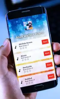 Piano Alan Walker Tiles Songs Screen Shot 1