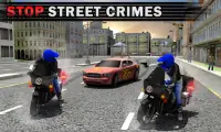 Police Bike Crime Patrol Squad: Gangster Car Chase Screen Shot 2
