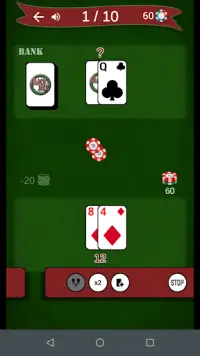 BlackJack: card game Screen Shot 1