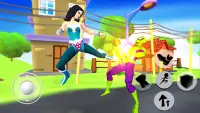 Cartoon Fighting Game 3D : Superheroes Screen Shot 6