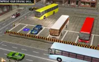 stad bus parkeren het rijden spel Screen Shot 0