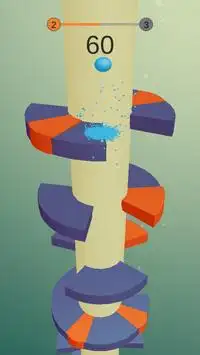 helix ball jumping 3D Screen Shot 2
