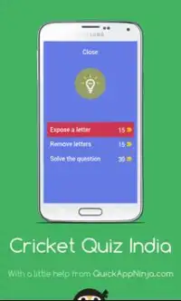 Worldcup Cricket Quiz Screen Shot 1