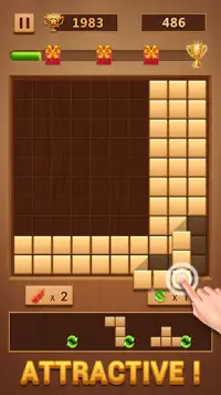 Wood Block - Classic Block Puzzle Game Screen Shot 3