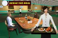 Виртуальная официантка 3D-ресторан Sim Screen Shot 6