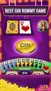 Gin Rummy Online - Multiplayer Card Game Screen Shot 0