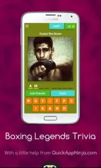 Boxing Legends Trivia Screen Shot 0