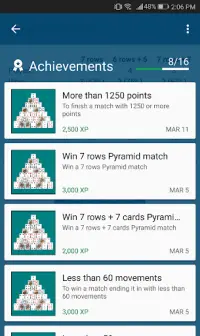 Pyramid Solitaire Screen Shot 7