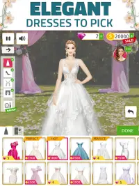 Super Wedding Dress Up Stylist Screen Shot 10