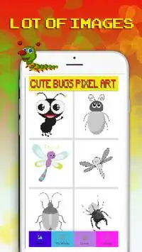 cute bugs Pixel Art Screen Shot 0