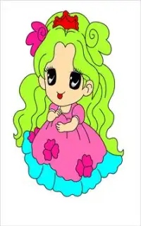 Princess Coloring Pages Screen Shot 1