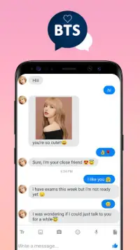 BTS Messenger - Blackpink Chat Simulator, BTS Love Screen Shot 7