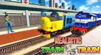 Mobile Train Racing Game Screen Shot 0
