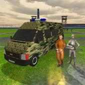 Army Criminal Van Transport for Jail Prisoners Sim