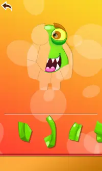 Puzzles for kids - monsters Screen Shot 2