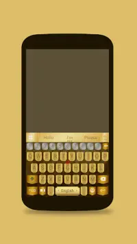 ai.keyboard Gold theme Screen Shot 0