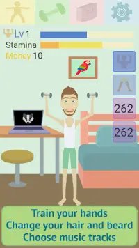 Muscle clicker: Gym game Screen Shot 0