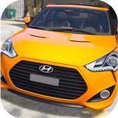 Car Parking Hyundai Veloster Simulator