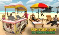 Пляж доставка мороженого магазин: доставка игры Screen Shot 3