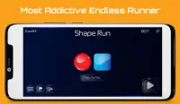 Shape Run - Free Offline Endless Runner Game Screen Shot 2