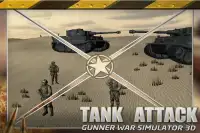Tank Attack:Strzelec Wojna Sim Screen Shot 1